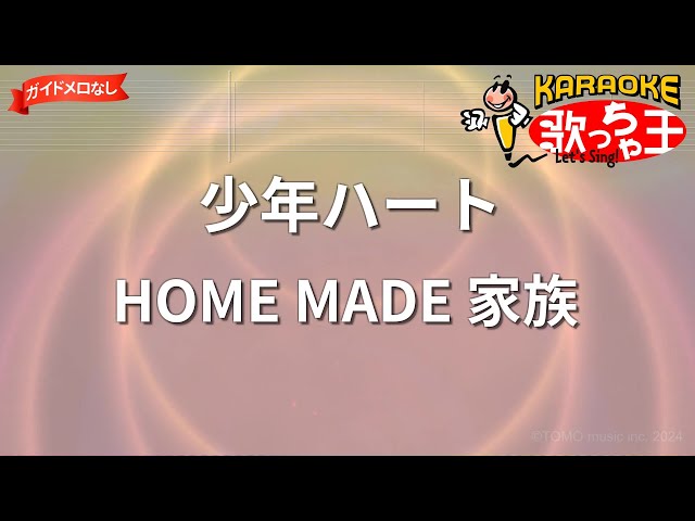 【ガイドなし】少年ハート/HOME MADE 家族【カラオケ】