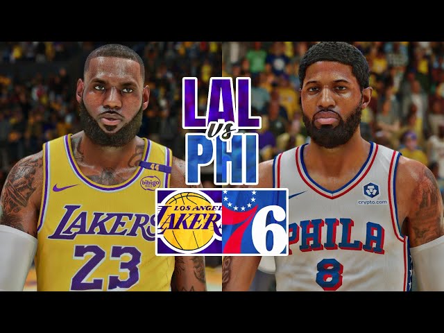 NBA 2K25: LAKERS vs 76ERS | PS5 PRO GAMEPLAY [4K UHD]