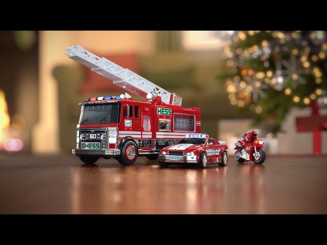 2024 Hess Fire Truck with Car and Motorcycle!