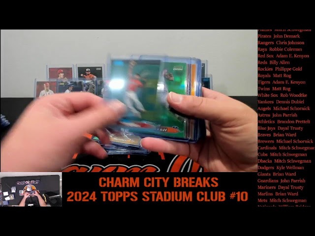 2024 Topps Stadium Club #10 - Full Case Hobby - Pick Your Team