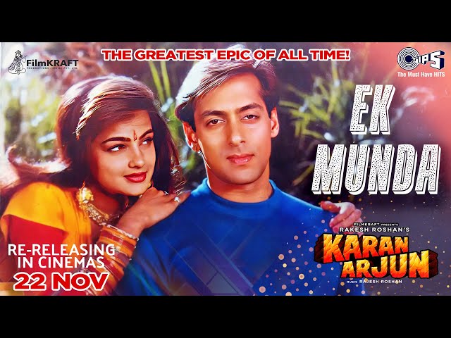 Ek Munda Meri Umra Da | Karan Arjun | Salman Khan, Mamta Kulkarni | Lata Mangeshkar | 90s Songs