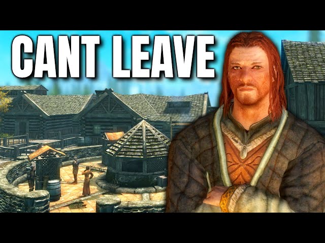 Can you play Skyrim without leaving Riften?