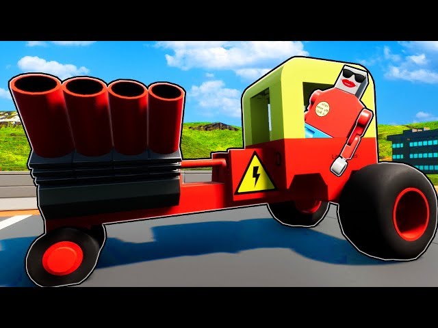 EXTREME LEGO DRAG RACING! (Brick Rigs Gameplay Roleplay) Lego Car Races & Lego Creations!