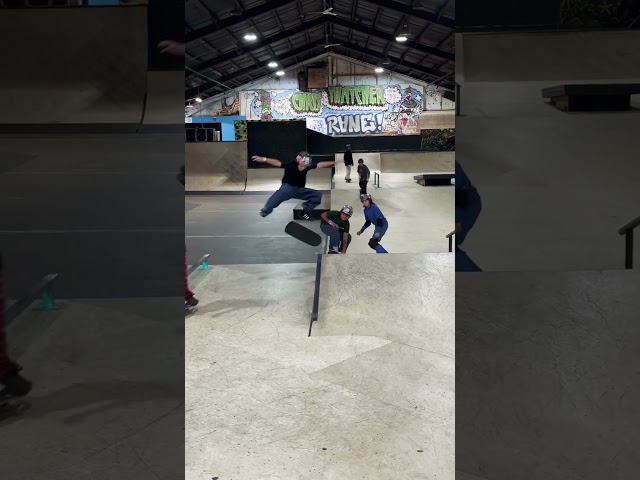 Wait for it….​⁠board on board @3RDLAIRsk8park #skateboarding  #skatepark #skater #skatetricks