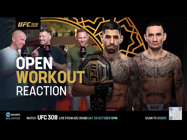 "YOU DID SEE UFC 300 DIDN'T YOU?" | UFC 308 Open Workouts Reaction ft. Michael Bisping 🏆🇦🇪