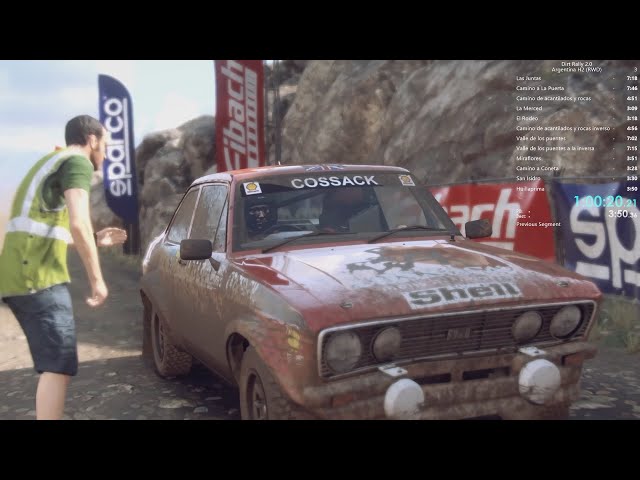 Dirt Rally 2.0: Argentina H2 (RWD) - All Stages (WR)