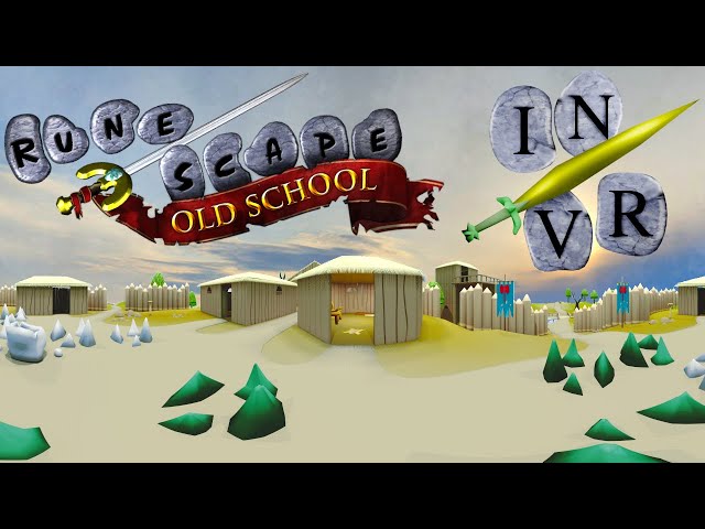 Barbarian Village in Virtual Reality (OSRS)