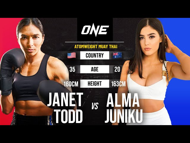 Women's Muay Thai BANGER 🤩 Janet Todd vs. Alma Juniku | Full Fight