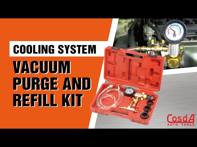 Cooling System Vacuum Purge and Refill Kit Coolant Pressure Tester