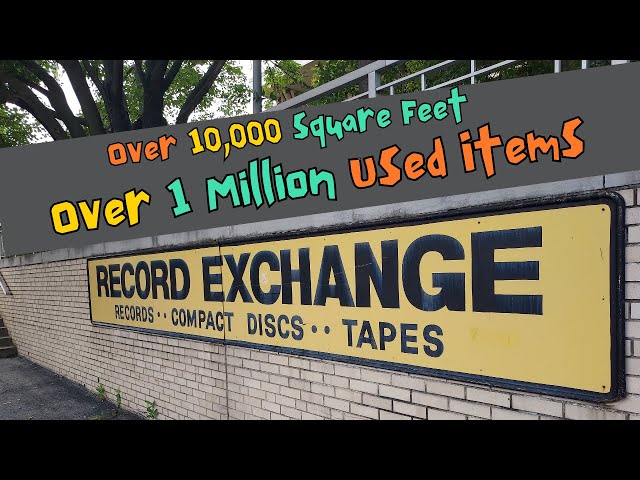 Visiting America's BIGGEST Used Record Store! The Record Exchange In St. Louis, MO