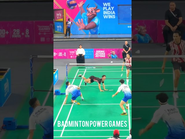 #badminton  dive drop