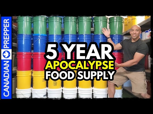 5 Year Survival Food Supply: $7,000 and 2.5 MILLION Calories