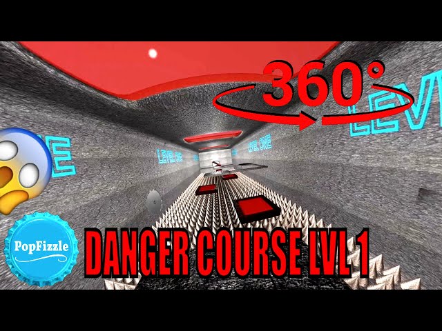 360 Video || Danger Course Level 1 || Scary Animation VR 4K