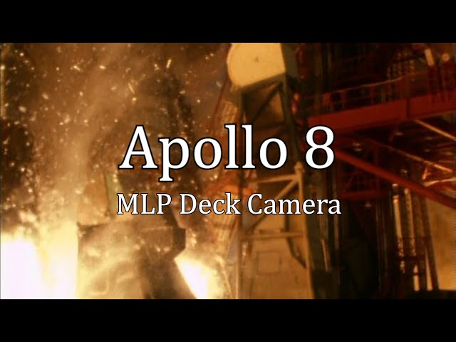 Apollo 8 - Saturn V Launch - MLP Deck Camera with Audio