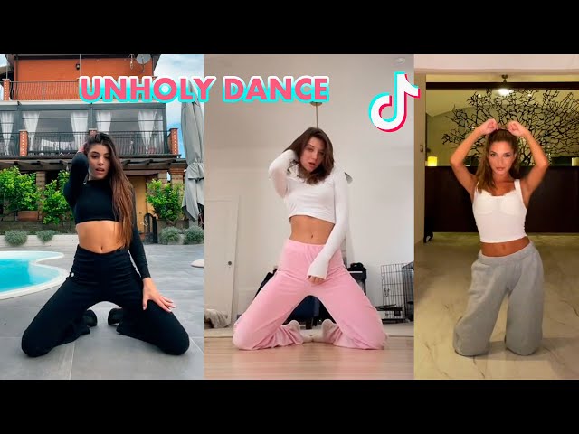 Unholy Sam Smith & Kim Petras Best TikTok Dance Compilation - Girls Response #unholy #dance