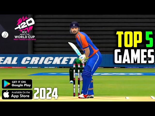 🔥 TOP 5 𝘾𝙍𝙄𝘾𝙆𝙀𝙏 𝙒𝙊𝙍𝙇𝘿 𝘾𝙐𝙋 2024 games for Android | Hindi/English Commentaries