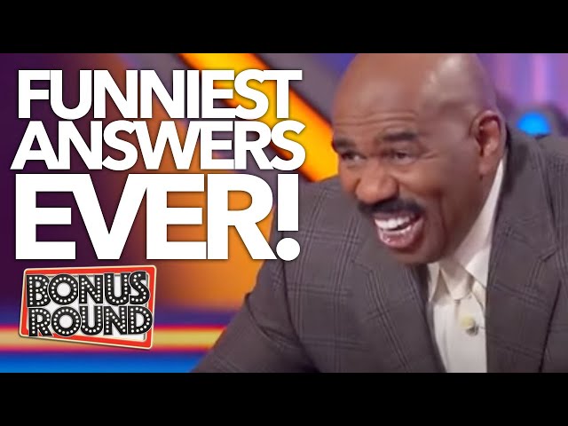 FUNNIEST ANSWERS EVER On Family Feud With Steve Harvey