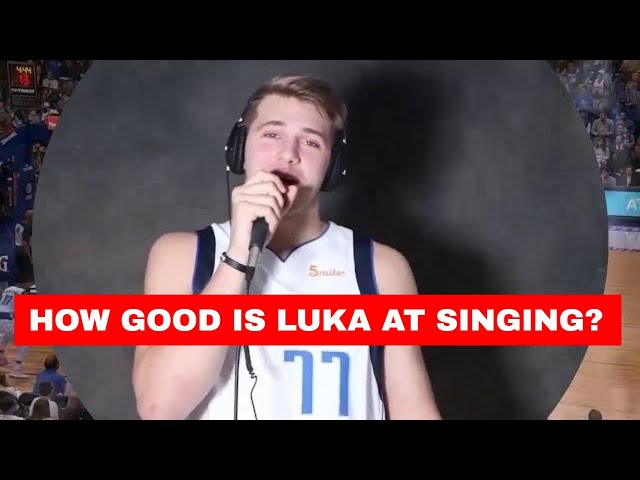 Luka Doncic singing with Boban before Clippers game