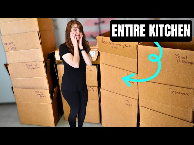 I packed up my kitchen for 21 days, here's what I actually used