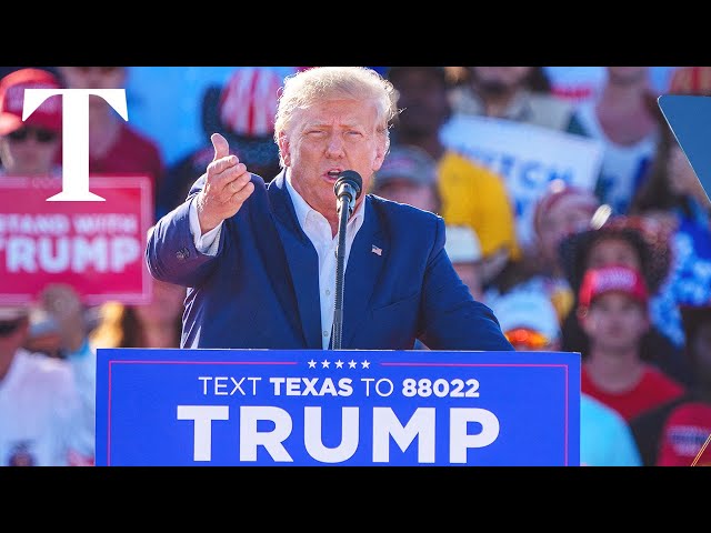 LIVE: Donald Trump hosts major MAGA rally in Texas