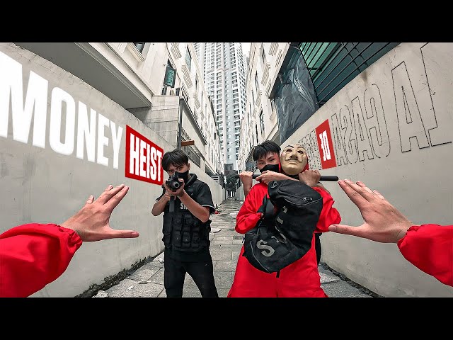 Parkour MONEY HEIST vs POLICE in REAL LIFE "Life Of Thieves 4.0" ( Epic Parkour Escape POV Chase )