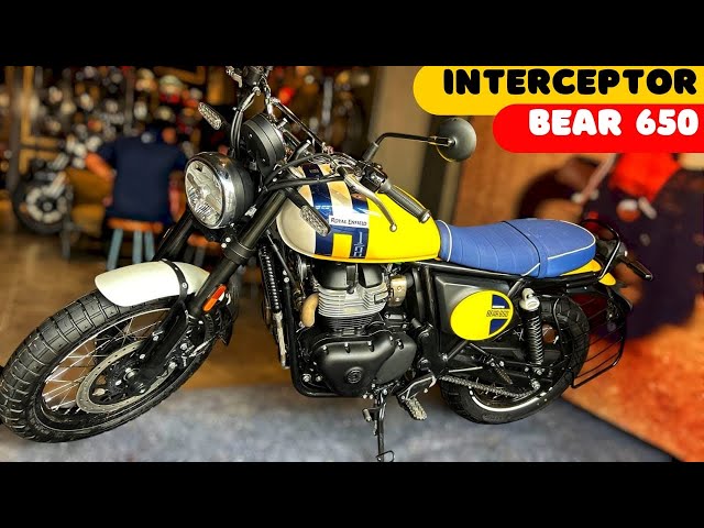 Royal Enfield Interceptor BEAR 650 Detailed Review - Exhaust Sound, Features & On road Price ?