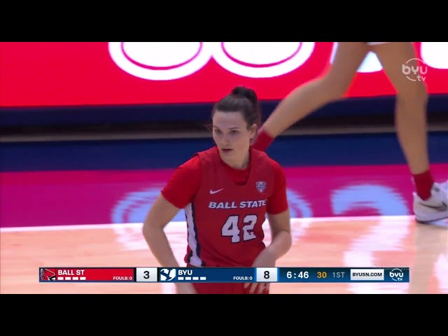 Ball State  vs  BYU  Women 's Basketball