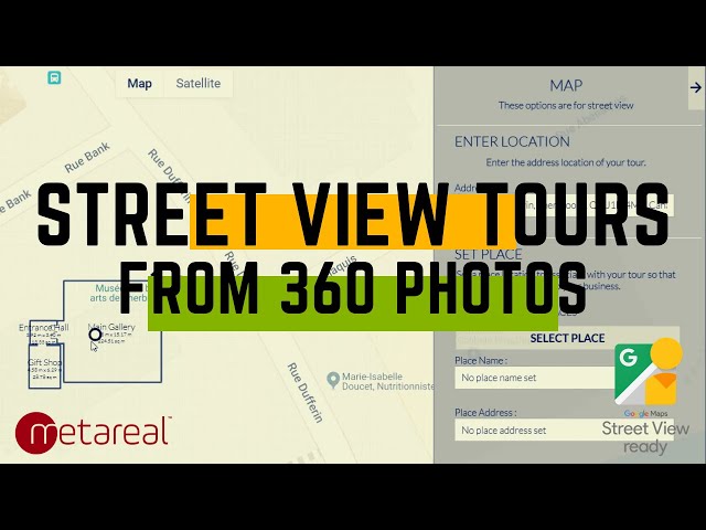 How to make Google Street View tours with Metareal Stage