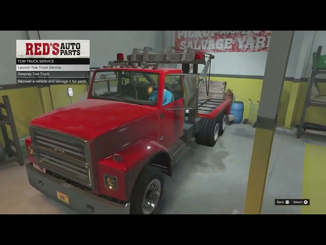 GTA 5 Online How to Get a tow truck!