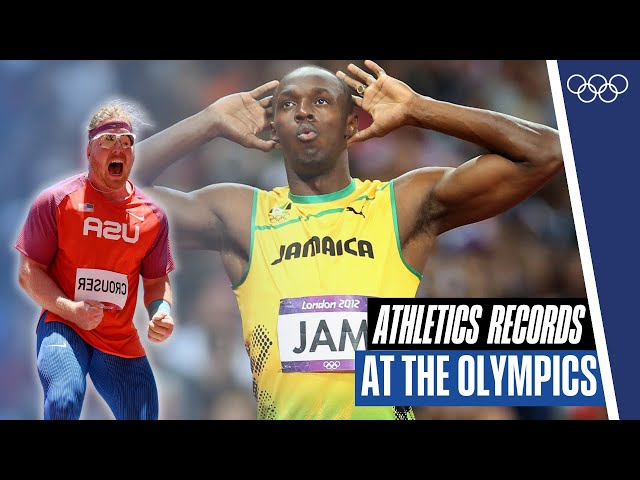 🤩 Legendary Performances 🔥 EVERY Athletics Men's Olympic Record!