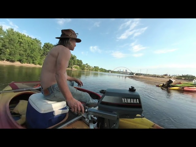 Mark & Kyle Holdridge on Double Kayaks made with Twocanoe.com parts