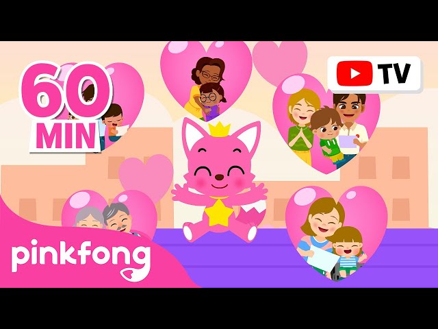 [TV for Kids] Me and My Mom and Dad 💜 | Celebrate Mother's Day Songs | Pinkfong Songs for Kids