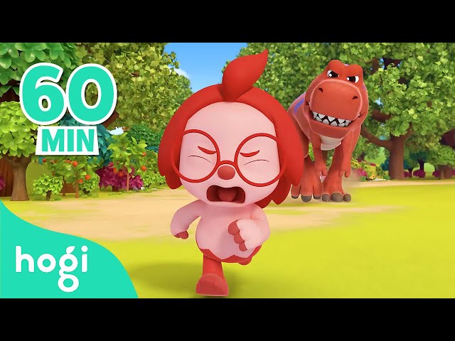 Please Don't Chase! 🦖 Hogi and Dino's Colorful Race｜Colors for Kids｜Hogi Nursery Rhymes｜Hogi Colors