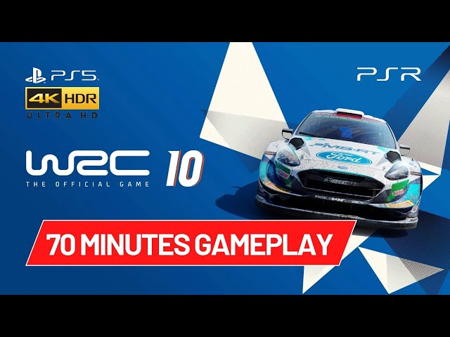 WRC 10 - 70 Minute Gameplay Demo [PS5 4K 60FPS HDR] No Commentary