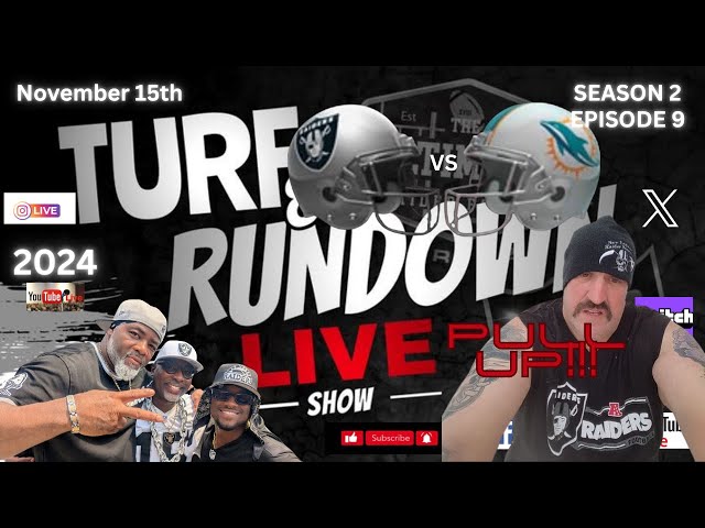 🏈🔥 Turf and Rundown Show | Raider Nation Edition 🔥🏈