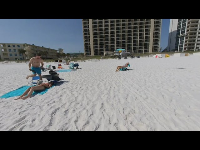 Beach walk 180VR Video