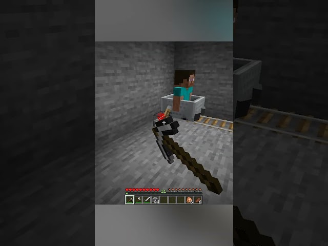 Cursed Minecart - Minecraft #shorts