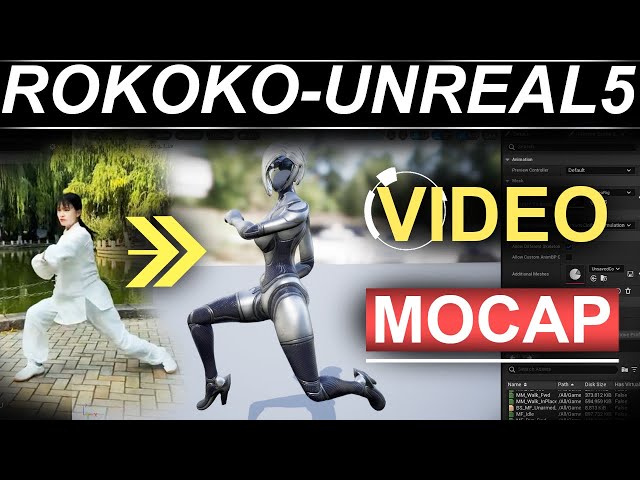 Rokoko Unreal 5 - Video Motion Capture (2 Minutes!!)