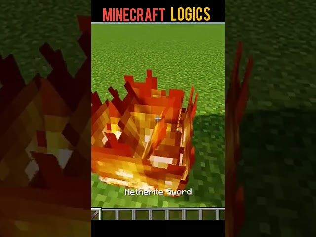 Minecraft LOGIC🤔moment#shorts#gaming#youtuber#minecraft#trending#viralshorts#youtubeshorts#fire