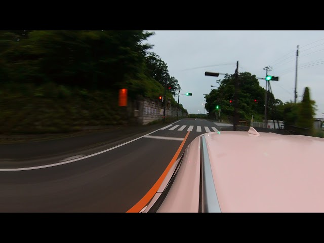 【360度・動くストリートビューっぽいことしてみた】東京都八王子市 高尾街道（北浅川）→  戸吹清掃工場 → 秋川 → 滝山街道 → 八王子市役所前 まで【360度動画】