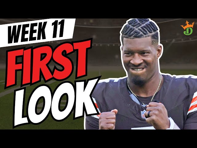 DraftKings NFL Week 11 First Look Lineup | NFL DFS Picks