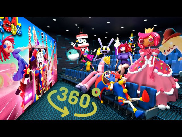 The Amazing Digital Circus - Ep 2 360° - CINEMA HALL | Pomni react to TADC  2 | VR/360° Experience