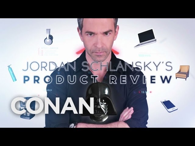 Jordan Schlansky's Product Review: Darth Vader Helmet | CONAN on TBS