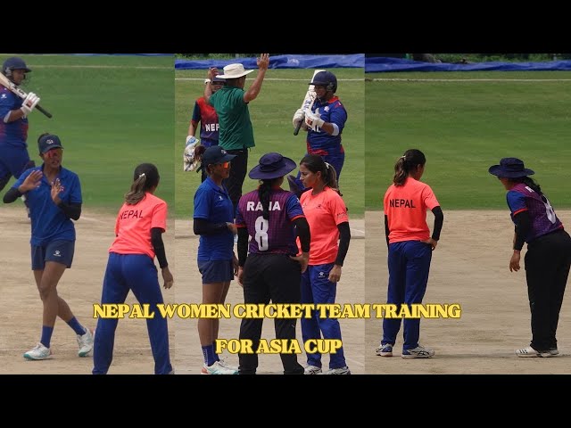 Nepal Women Cricket Team Training for Asia Cup in Srilanka