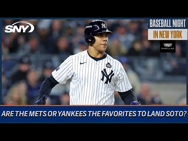 Are the Mets or Yankees front runners to sign Juan Soto? | Baseball Night in NY | SNY