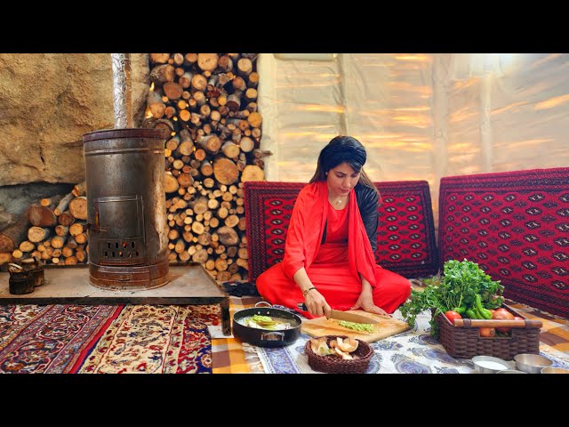 Cooking lamb in a mountain Iranian village in way you've never seen before | Iran Village