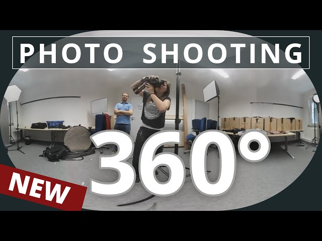 Funny 360° video photo shooting