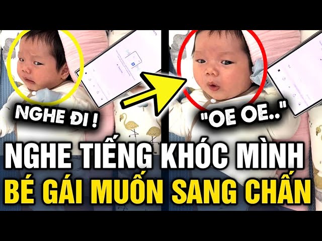 Thấy con QUẤY KHÓC, mẹ ghi âm 'PHÁT CHO CON NGHE' khiến bé gái bỗng NGHI NGỜ NHÂN SINH | Tin 3 Phút