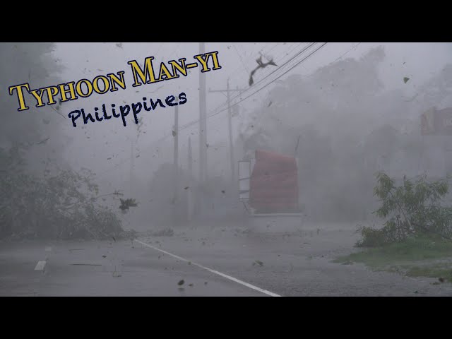 Typhoon Man-yi (Pepito) Crushes Aurora, Philippines 🇵🇭