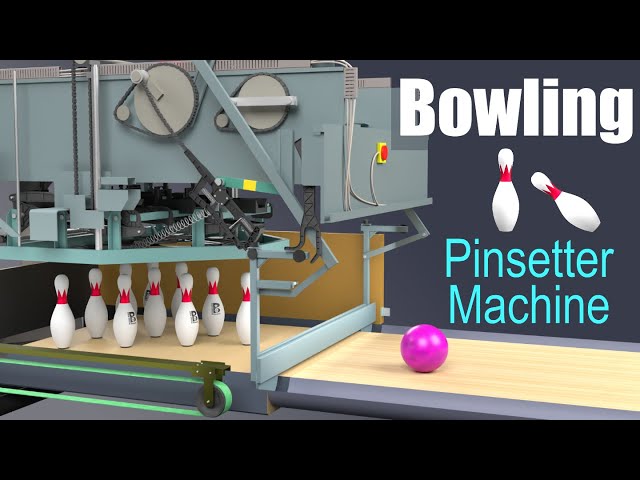 How does a Bowling Pinsetter Machine work? (Brunswick GS-X)